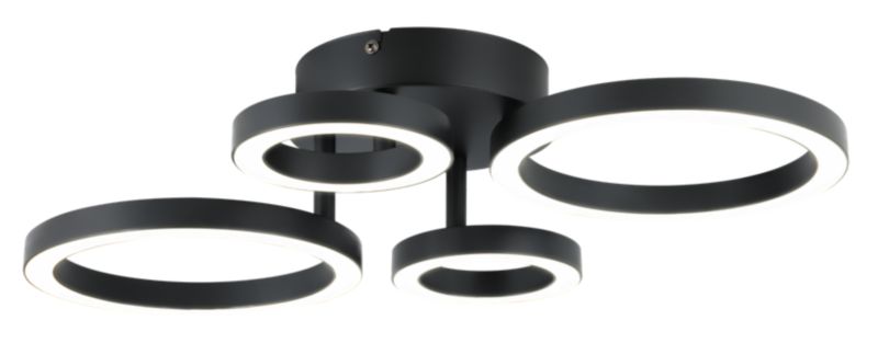 Loftlampe Taphao 3200 lm 3000 K Sort DIM