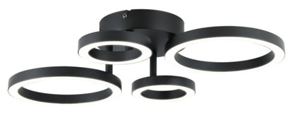 Loftslampe Taphao 3200 lm 3000 K Sort Dæmpbar