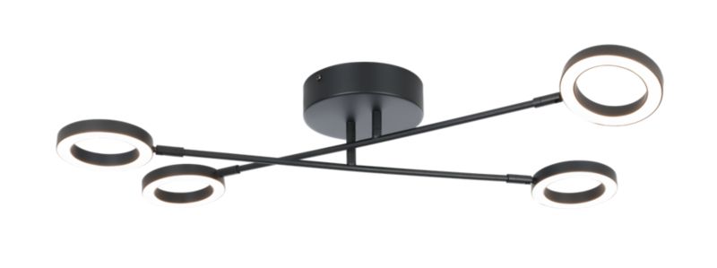 Loftslampe Taphao Tube 2800 lm Sort Dæmpbar