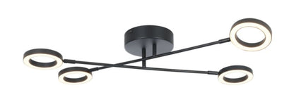 Loftslampe Taphao Tube 2800 lm Sort Dæmpbar