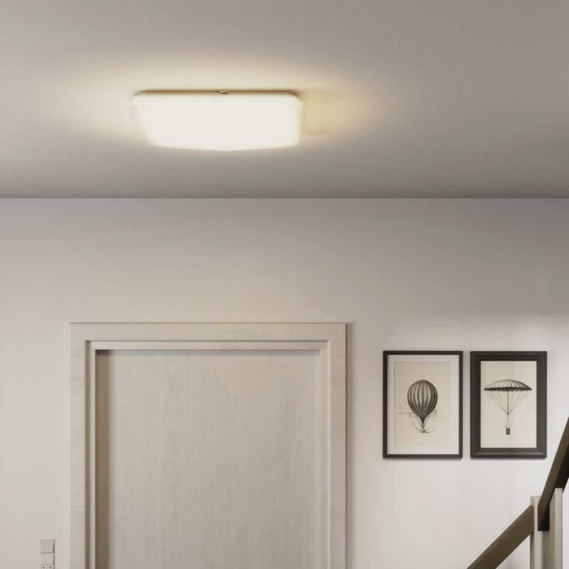 GoodHome Medora CCT kvadratisk loftlampe 3100 lm hvid DIM