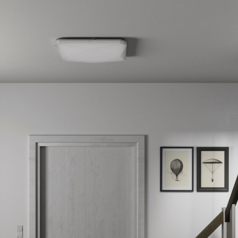 Plafon Medora 43x8 cm Hvid CCT 3100 lm Dæmpbar