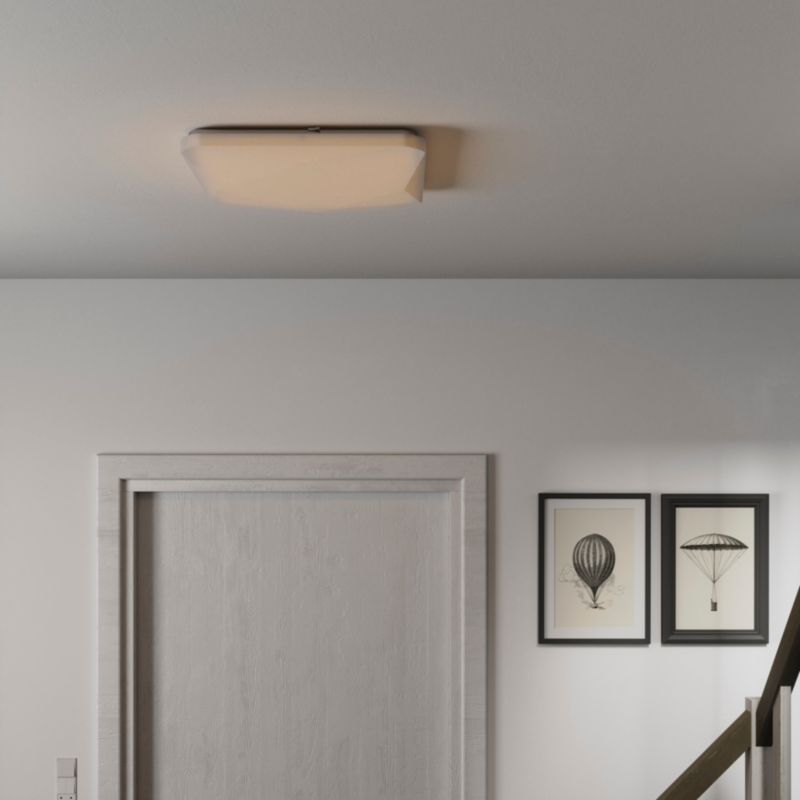 GoodHome Medora CCT kvadratisk loftlampe 3100 lm hvid DIM