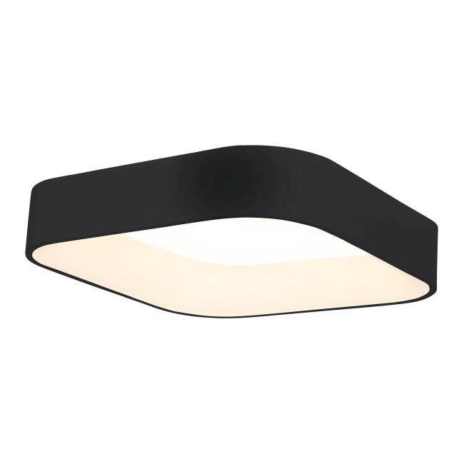 Loftslampe Astro 50x50 cm Sort LED 24 W