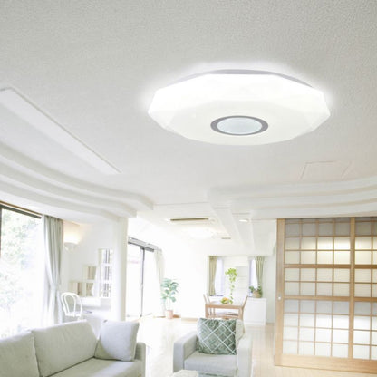 LED-loftlampe Goldlux Diamond 50 CCT IP44 Hvid