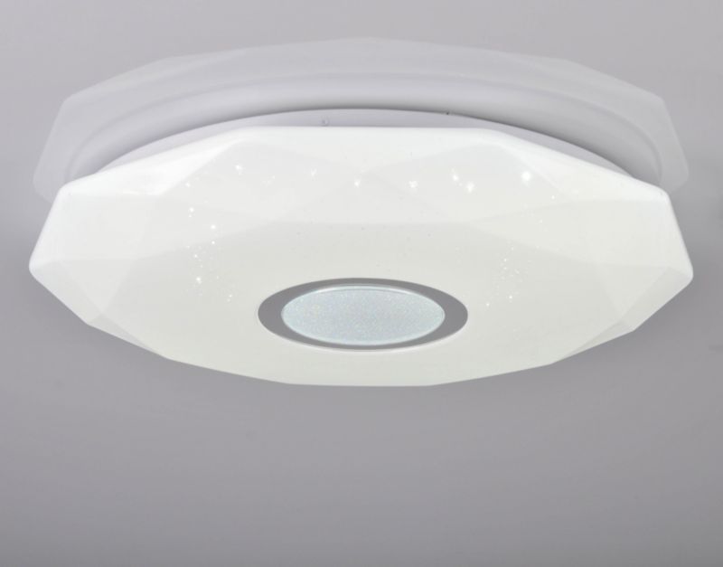 LED-loftlampe Goldlux Diamond 50 CCT IP44 Hvid