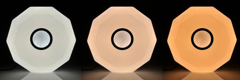LED-loftlampe Goldlux Diamond 50 CCT IP44 Hvid