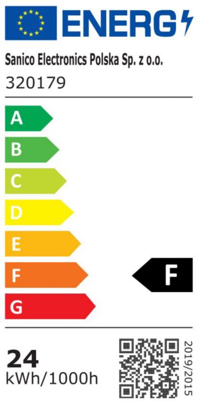 LED-plafond Goldlux Libra 15 W 4000 K 40 cm mat-sort