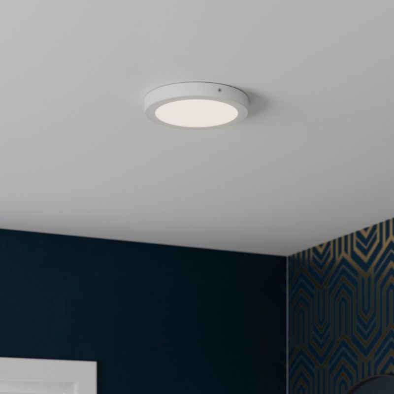 LED-plafond GoodHome Aius 1200 lm 21 cm hvid