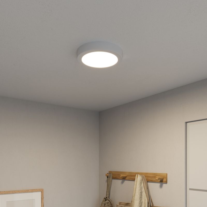 LED-loftlampe Aius 1200 lm 4000 K 21 cm Hvid