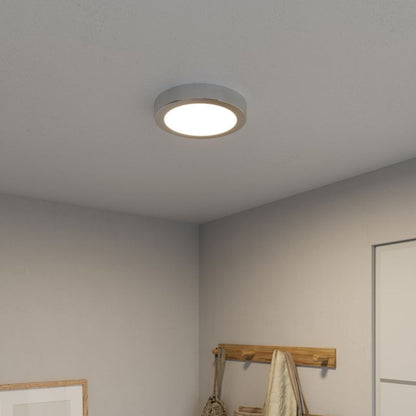 LED-loftlampe Aius 1200 lm 4000 K 21 cm Sølv