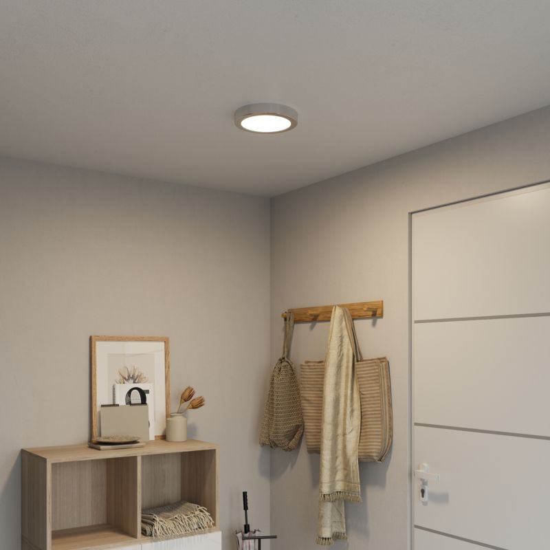 LED-loftlampe Aius 1200 lm 4000 K 21 cm Sølv