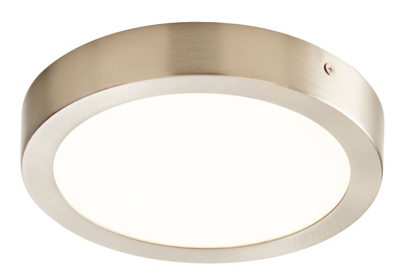 LED-plafond GoodHome Aius 1800 lm 30 cm i nikkel