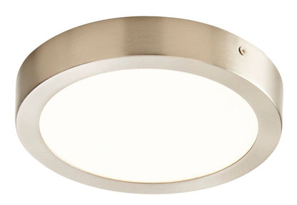 LED-plafond GoodHome Aius 1800 lm 30 cm i nikkel