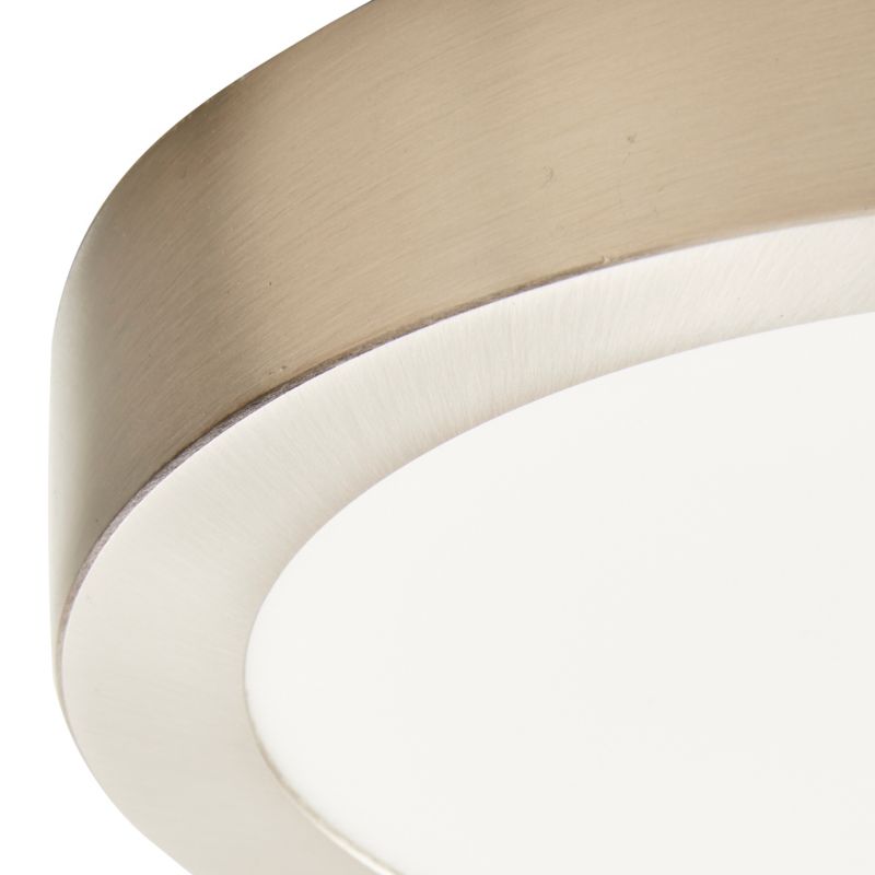 LED-plafond GoodHome Aius 1800 lm 30 cm i nikkel