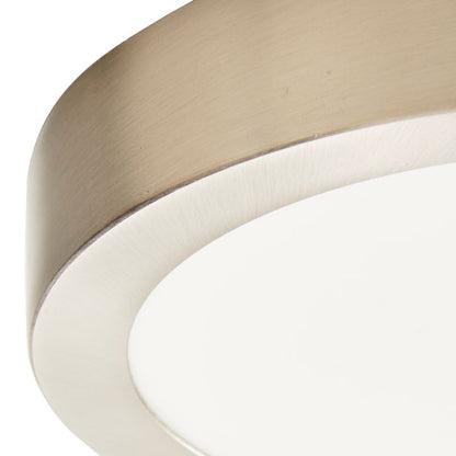 LED-plafond GoodHome Aius 1800 lm 30 cm i nikkel