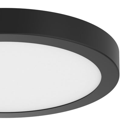 LED Loftlampe Aius 1800 lm 4000 K 30 cm Sort