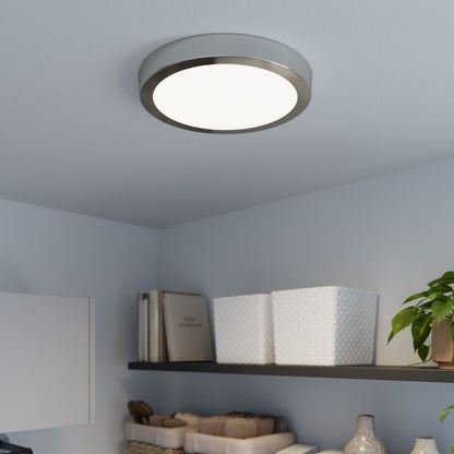 LED-loftlampe Aius 1800 lm 4000 K 30 cm Sølv