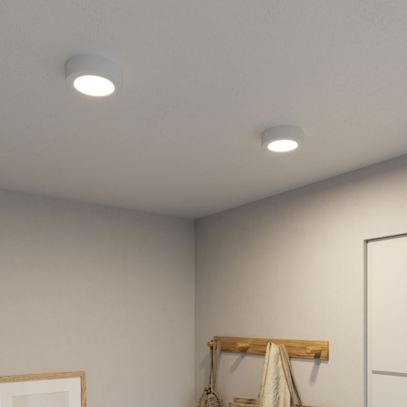 LED-loftlampe Aius 600 lm 4000 K 11 cm Hvid