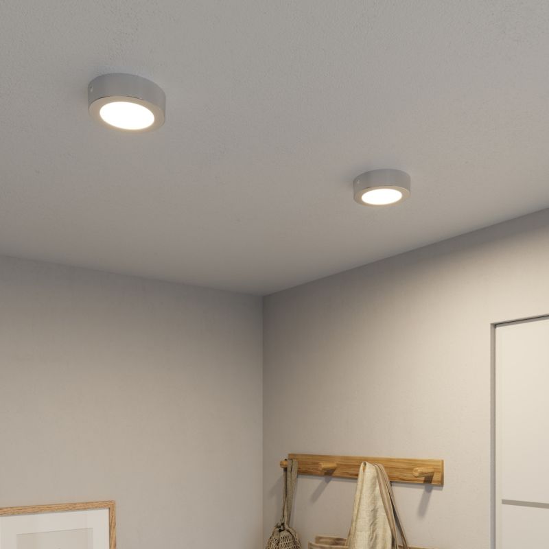 LED-loftlampe Aius 600 lm 4000 K 11 cm Sølv
