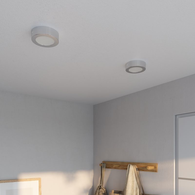 LED-loftlampe Aius 600 lm 4000 K 11 cm Sølv