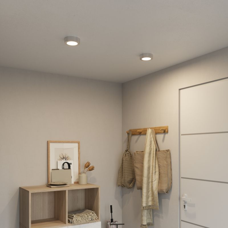 LED-loftlampe Aius 600 lm 4000 K 11 cm Sølv
