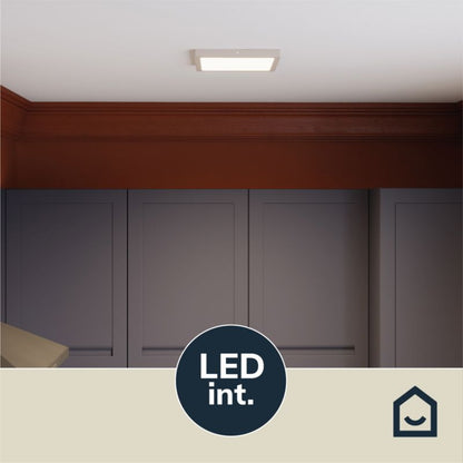 LED-Loftlampe Hestia 1800 lm 30 cm Nikkel