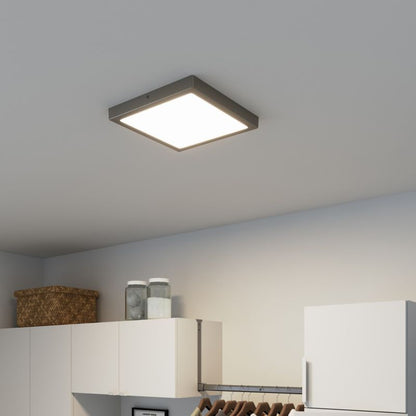 LED-loftlampe Hestia 1800 lm 4000 K 30 cm Sølv