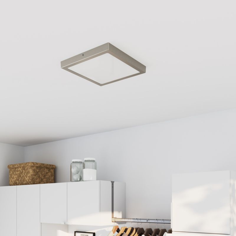 LED-loftlampe Hestia 1800 lm 4000 K 30 cm Sølv