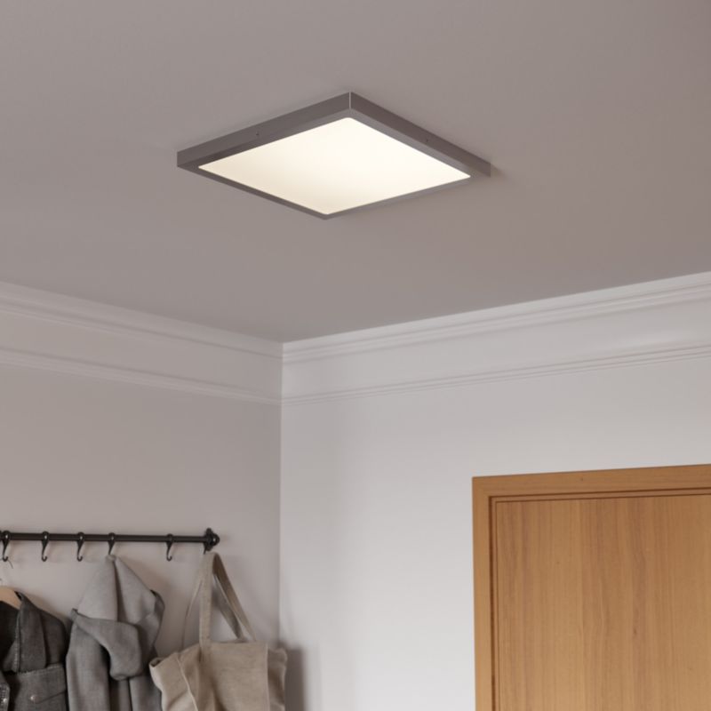 GoodHome Hestia LED-plafond 2100 lm 40 cm i nikkel