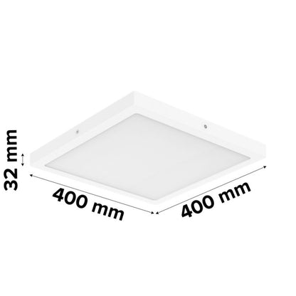 LED-loftlampe Hestia 2100 lm 4000 K 40 cm Hvid
