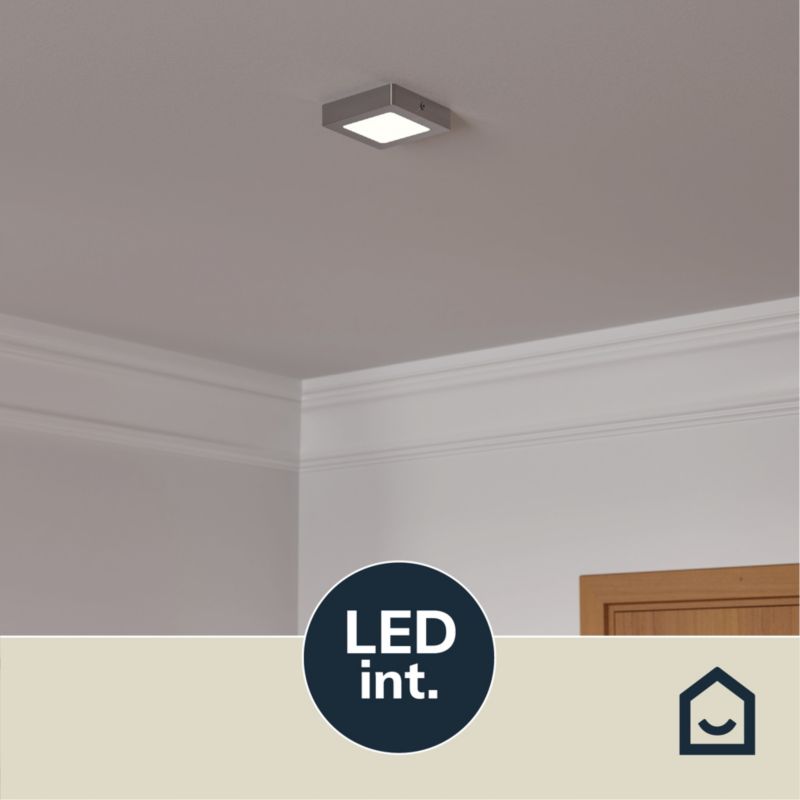 Loftslampe LED Hestia 600 lm 11 cm Krom