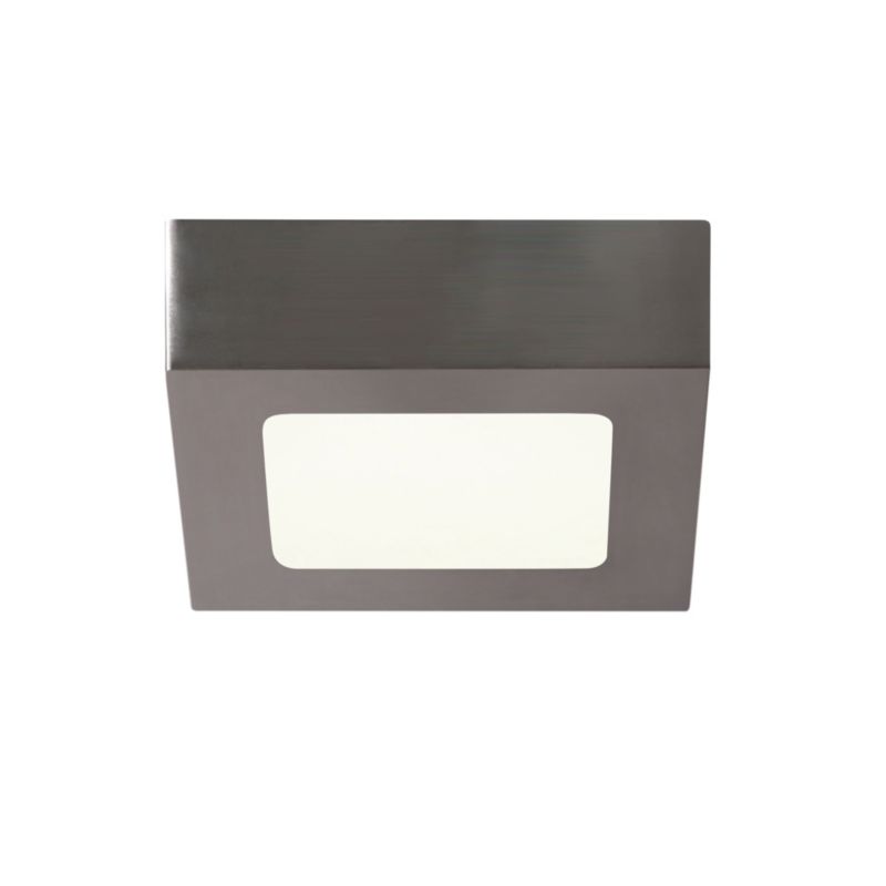 LED-plafond GoodHome Hestia 600 lm 11 cm i nikkel