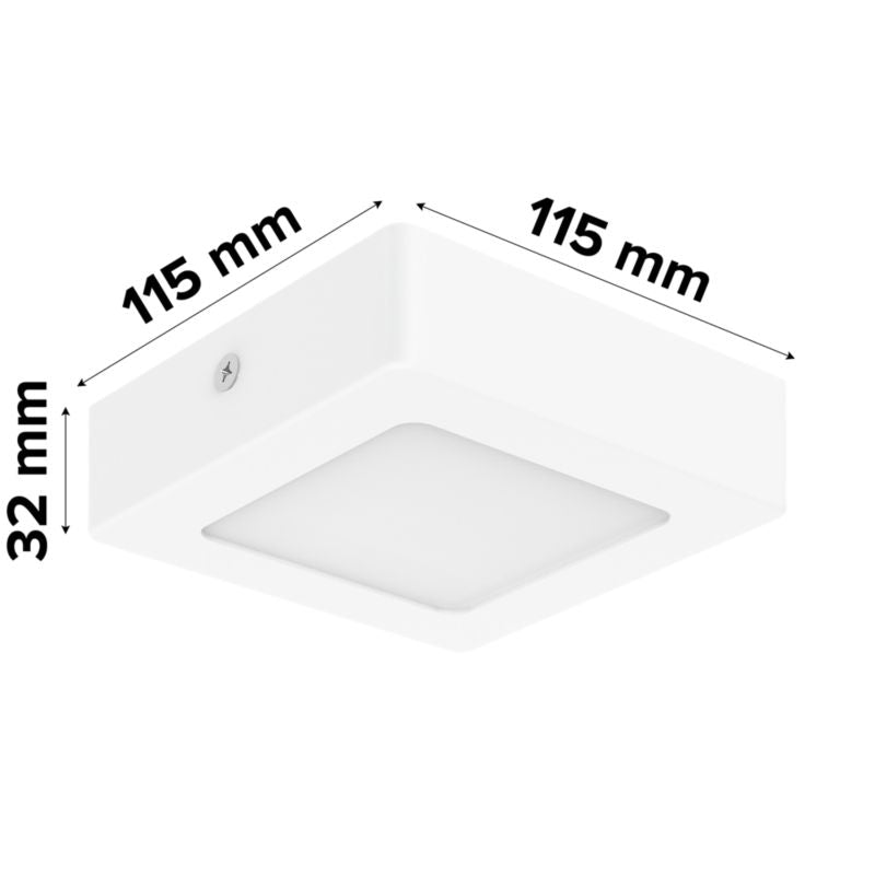 LED-loftlampe Hestia 600 lm 4000 K 11 cm Hvid