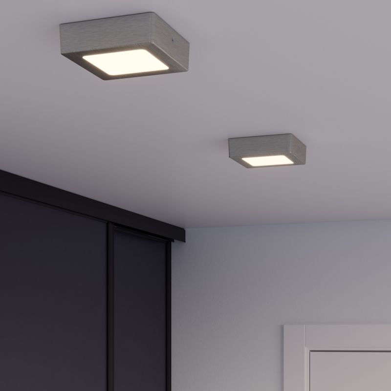 Loftslampe LED Hestia 600 lm 4000 K 11 cm Sølv