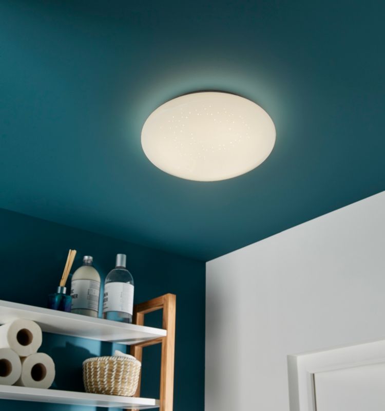 LED-plafond GoodHome Leto 1000 lm 25 cm hvid