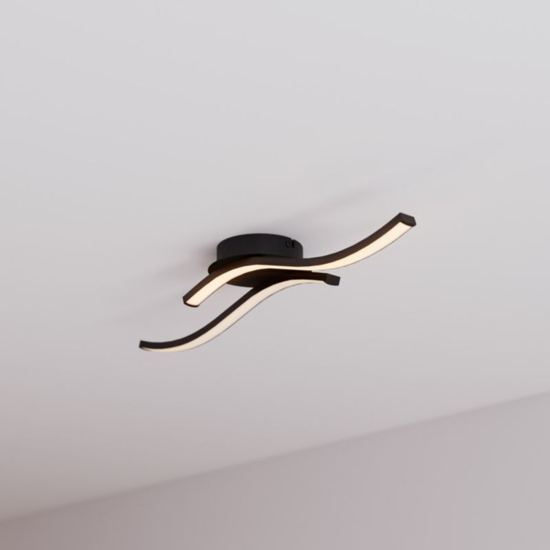 LED-loftlampe Muscovy 1350 lm 3000 K Sort