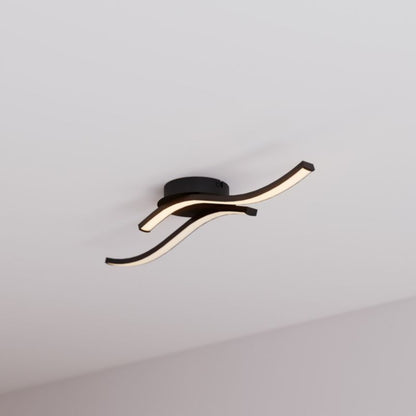 LED-loftlampe Muscovy 1350 lm 3000 K Sort