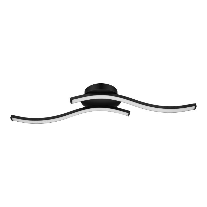 LED-loftlampe Muscovy 1350 lm 3000 K Sort