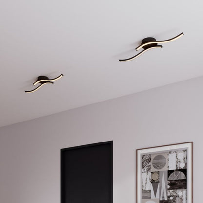 LED-loftlampe Muscovy 1350 lm 3000 K Sort