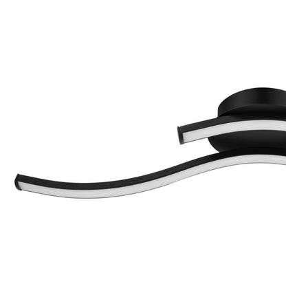 LED-loftlampe Muscovy 1350 lm 3000 K Sort