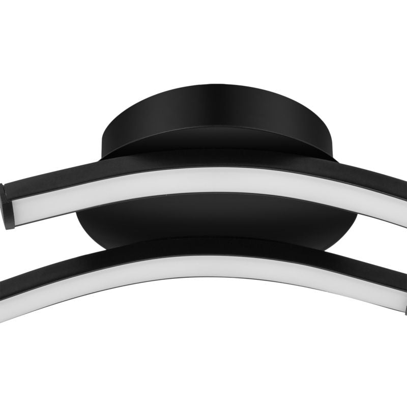 LED-loftlampe Muscovy 1350 lm 3000 K Sort