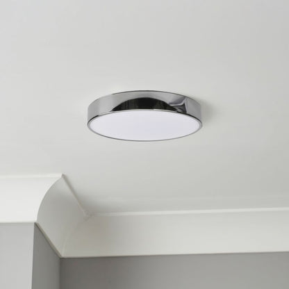 LED-plafond GoodHome Wapta 1200 lm IP44 krom
