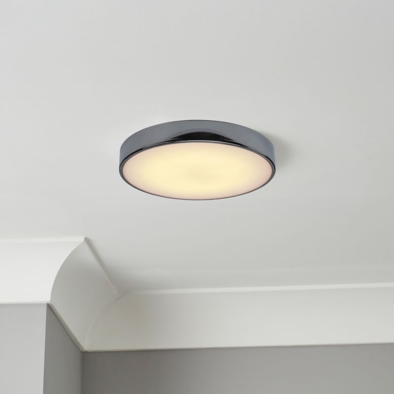 LED-plafond GoodHome Wapta 1200 lm IP44 krom