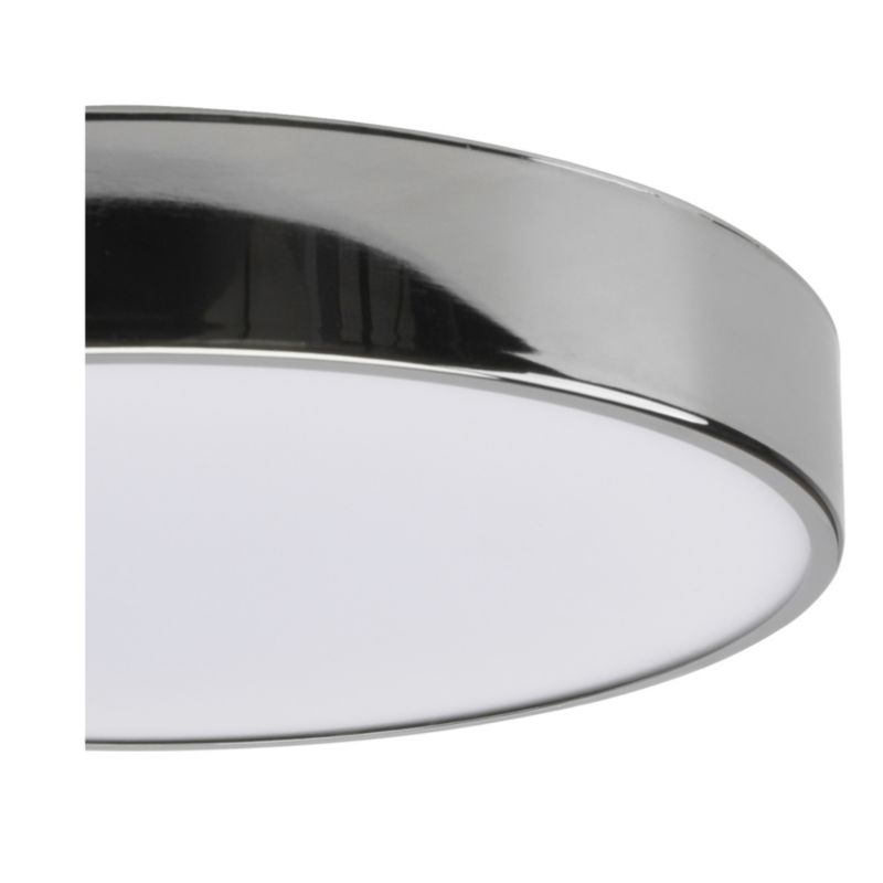LED-plafond GoodHome Wapta 1200 lm IP44 krom