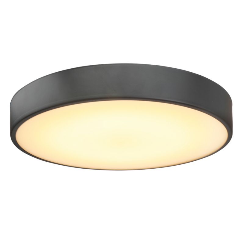 LED-plafond GoodHome Wapta 1200 lm IP44 mat-sort