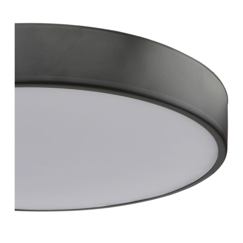 LED-plafond GoodHome Wapta 1200 lm IP44 mat-sort