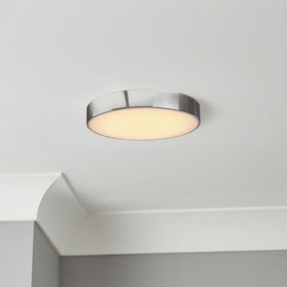 LED-plafond GoodHome Wapta 1200 lm IP44 sølv