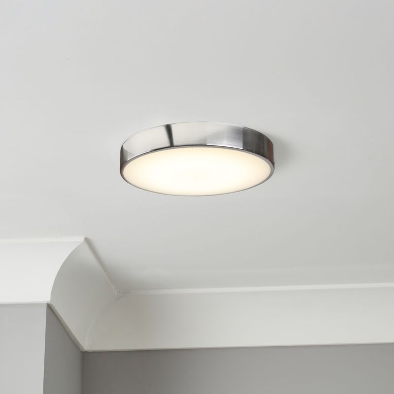 LED-plafond GoodHome Wapta 1200 lm IP44 sølv