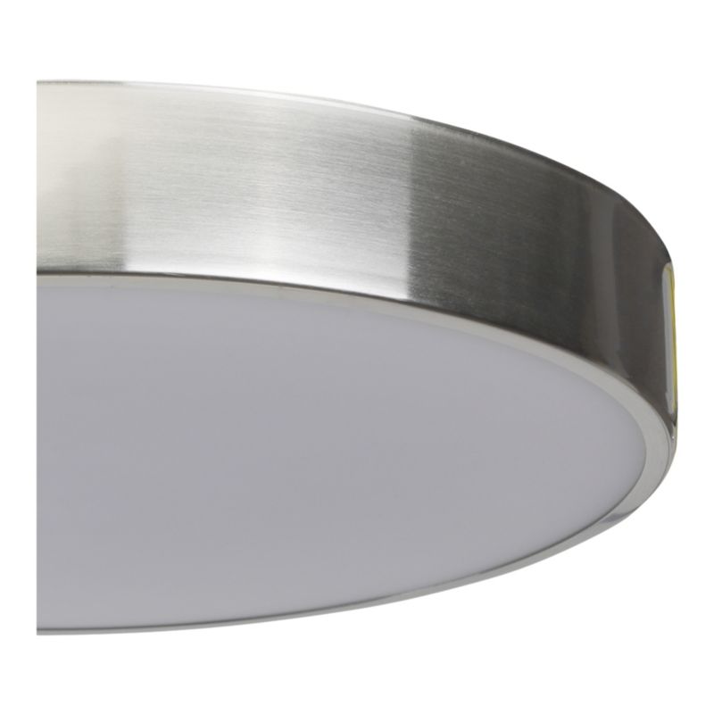 LED-plafond GoodHome Wapta 1200 lm IP44 sølv